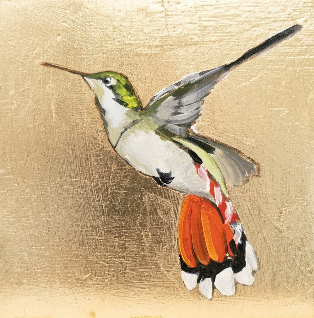 Flutter and Flight by Gwen Wong, Flight panel