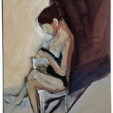 Bailarina, sentada by Jim Yale