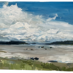 Fog on Fine Sand Beach by Kathleen Macfie