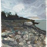 Rocky Beach by Kathleen Macfie