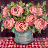 Roses on Gingham