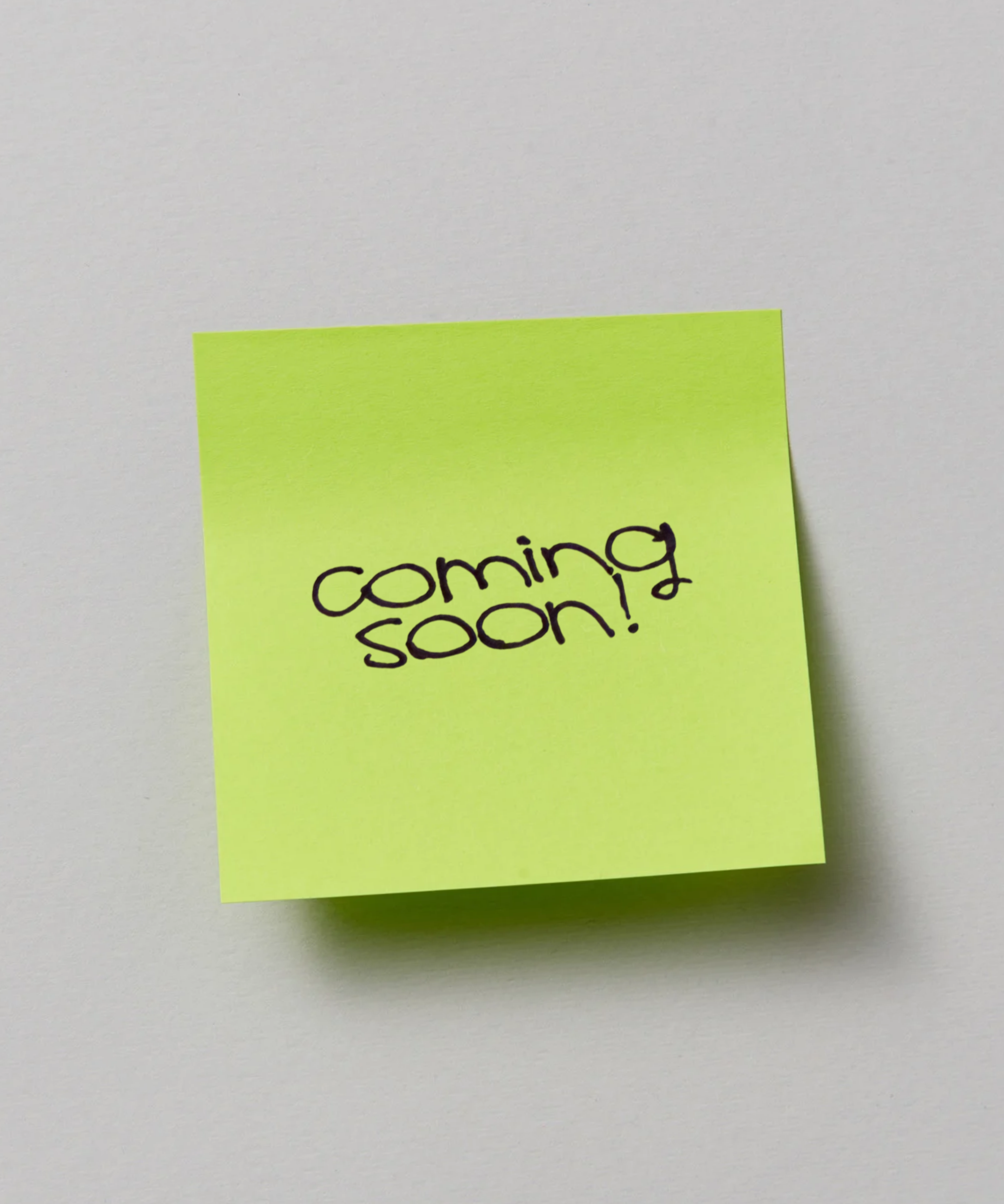 Coming soon!